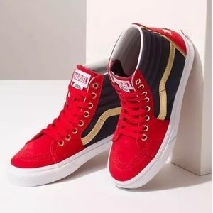captain marvel vans size 11